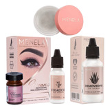 Henna Menela Sobrancelhas Gel Cera Fixadora E Removeder 30ml