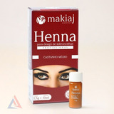 Henna P  Design Sobrancelha C  Dappen Makiaj Henna 1 5g   Fixador 10ml