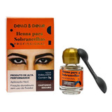 Henna Para Sobrancelha Della E Delle 3g Castanho Escuro