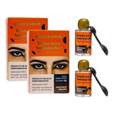 Henna Para Sobrancelhas Della Delle Castanho Escuro 8g 2 Un