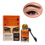 Henna Para Sobrancelhas Della E Delle Castanho Escuro 8g