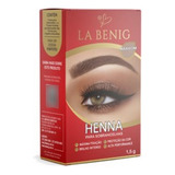 Henna Para Sobrancelhas Marrom 1 5g Kit La Benig 10ml