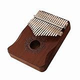 Henniu 17 Teclas Kalimba Africano Dedo Polegar Piano Madeira Kalimba Instrumento Musical Portátil