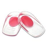 Henniu Palmilha Ortopédicas Silicone Gel Hidratante Antiderrapantes Macias Para Alívio Da Dor Pés Massageadoras Protetoras De Calcanhar Calçado Sapato Conforto E Alívio De Dor Sking Trabalho Academia