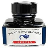 Herbin The Jewel Of Inks Tinta Para Caneta Tinteiro- Azul -Blue Des Profondeurs-- 30 Ml