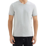 Hering Camiseta Básica Masculina Manga Curta Gola V World