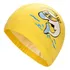 Hero Band Touca De Natação Infantil Profissional Impermeável Cor Amarela Golfinho