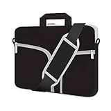 HESTECH Capa Para Laptop Chromebook 14 Polegadas- Ultrabook Notebook Alça De Ombro Bolsa De Mão Sleeve Bag Compatível Com 14-15-4- -15--15-6- Dell HP Asus Acer Swift 3 Samsung Sony Computer-preto