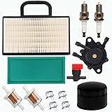 HEYZLASS Filtro De Ar 698754 492932S 492932 Filtro De óleo Com 691035 Kit De Ajuste De Filtro De Combustível Compatível Com Briggs And Stratton 499486 499486S 18 26 HP Intek V Twins Trator Cortador