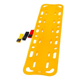 Hg Medical Resgate Prancha De Salvamento Em Polietileno Para Adultos Com Kit De Cinto Cor Amarela