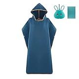 HGYJ Trocador De Toalha Poncho Com Capuz Toalha De 80 30 Cm Poncho De Roupão De Banho De Microfibra Feminino Masculino Para Nadar Surfar Trocar De Roupa De Mergulho Praia Absorção De água De