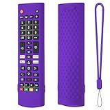 Hi Color Capa De Silicone Para Controle Remoto LG TV AKB75095307 AKB75375604 AKB74915305 Capa Protetora De Silicone Para LG Smart TV Roxa 