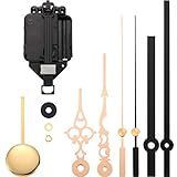 Hicarer Movimento De Relógio Com Pêndulo De Quartzo- Kits De Movimento DIY Com 2 Pares De Mãos E Pêndulo