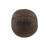 Hide Drink Leather Stress Ball Hand Therapy Squeeze Exercise Ball Physiotherapy Anxiety Strengthening Handmade Includes 101 Year Warranty Bourbon Brown
