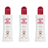 Hidratante Corporal Leite Aveia 180ml Oleo De Coco Kit 3un