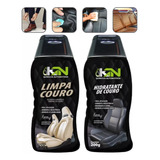 Hidratante E Limpa Couro Kn Kit 200 Ml Multiuso Roupa Carro