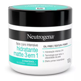 Hidratante Facial Neutrogena Face Care Matte 3 Em 1 100g