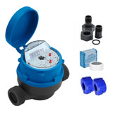 Hidrômetro Medidor De Água Unijato 3 4 Qn 1 5 115mm Kit Co
