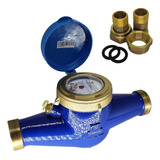 Hidrômetro Multijato De 1 1 2 Poleg Qmax 20m h C Conexões