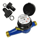 Hidrômetro Multijato Dn20mm Qn 2 5m h Kit Conexão 3 4 