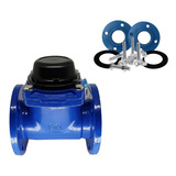 Hidrômetro Woltmann Axial 75mm X 2 1 2 Poleg C Conexões