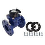 Hidrômetro Woltmann Tangencial Dn 80mm 3 Poleg C Conexões