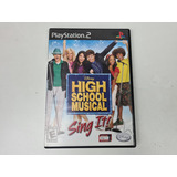High School Musical Sing It Playstation 2 Original