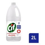 Higienizador Álcool Profissional Sem Perfume 2l Cif