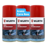 Higienizador Automotivo Para Ar Condicionado Wurth Kit 3 Uni