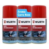 Higienizador Automotivo Para Ar Condicionado Wurth Kit 3 Uni