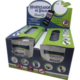 Higienizador De Bolso Clean Implastec Caixa Display Com 50 Unidades