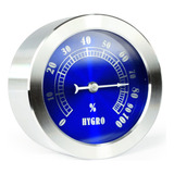 Higrometro Bimetalico Inox Fundo Azul 0 A 100  Incoterm  Inc