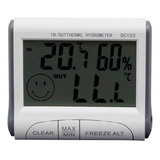 Higrômetro Digital Com Termômetro Temperatura Max