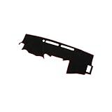 Hihaha Capa De Painel Compatível Com Toyota Hilux 2005 2015 Poliéster Antiderrapante Preto Vermelho Painel Painel Painel Almofada Tapete Material Durável