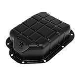 Hihaha Cárter De óleo Do Motor Com Plugue De Drenagem Para Nissan Pathfinder 2017-2020 Junta De óleo Do Motor Para Infiniti QX60 2017-2020 Tampa Do Cárter De óleo De Transmissão Nº 111106KA0B Ferro