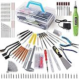 HIJIRH 165 Pcs Pro Grade 3D Printing Tool Kits Para Impressora 3D Diverso Kit De Limpeza De Impressão 3D Máquina De Polimento Elétrico Incluindo Caixa De Ferramentas Para Remover