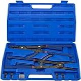 Hiltex 02016 Conjunto De Alicate De Encaixe De 40 6 Cm 2 Peças Alicates Externos E Internos Reto Pontas De 45 90