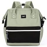 Himawari Mochila Escolar De Viagem Com Porta De Carregamento USB De 39 Cm Bolsa De Trabalho Médica Para Mulheres E Homens Estudantes Universitários 1881 Oliva Preto 1881 Verde Oliva Preto Regular Mx
