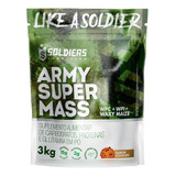 Hipercalórico Army Super Mass 3kg Sabor Cookies Soldiers Nutrition