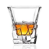 Hisptgo Copos De Uísque Copos De Cristal à Moda Antiga Copos De Uísque Ideais Para Bourbon Scotch E Coquetéis Clássicos
