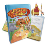 Histórias Bíblicas Livro Infantil Histórias Da Bíblia Ilustradas Do Antigo E Novo Testamento Almofadado Folhas Duras Premium