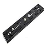 HITHUT PU-200 Trilho Deslizante De Placa De Liberação Rápida Universal De 200 Mm Com Parafuso Em D Para Câmera DSLR De Cabeça De Bola De Tripé- Compatível Com Arca-Swiss