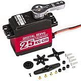 Hiwonder 25KG High Torque Digital Servo Motor Full Metal Gear Metal Case Servo Waterproof For RC Mode DIY Control Angle 270 