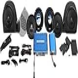 Hogtunes QC Ultra 6 RM Com Amplificadores Duplos Potência Total De 525 Watts Kit De 6 Alto Falantes Dianteiro Traseiro Inferior Para Modelos Harley Davidson Ultra 2014 Atuais