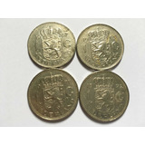 Holanda- 1 Gulden 1967, 1969, 1971 E 1972 Frete Grátis