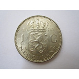 Holanda Moeda Prata 1 Gulden 1965