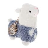 Holibanna Pingente De Chaveiro Bichinho De Pelúcia Alpaca Chaveiros De Pelúcia Alpaca Brinquedo Decoração De Carro Decoração De Bolsa Pendurada Chaveiro Decoração Animal Bolsas