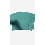 Hollister - Cropped, Tam S, Verde (cod 13919)