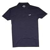 Hollister Camiseta Polo Masculina, Azul-marinho 1014-202, P