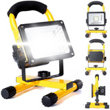 Holofote Lanterna Portátil Recarregável Bivolt 30w 24 Leds